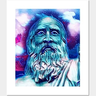 Diogenes Snowy Portrait | Diogenes Artwork 13 Posters and Art